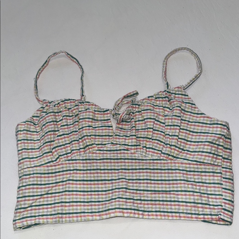 Tilly’s Multicolor Striped Crop Top